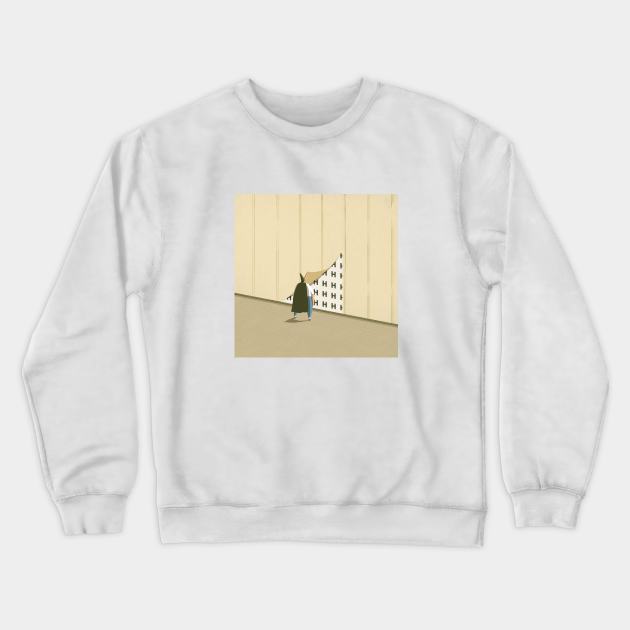 Secret Wallpaper Crewneck Sweatshirt by dalebrains